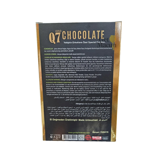 Q7 Gold – Chocolate with epimedium and herbal extracts (12 pcs.)
