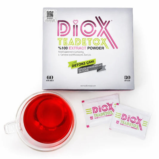 Diox TeaDetox bebida herbal con L-carnitina - 60 sachets