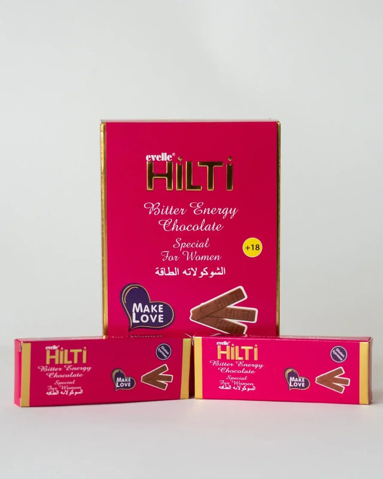 Енергиен шоколад за жени Evelle HILTI – кутия 12 x 25 g
