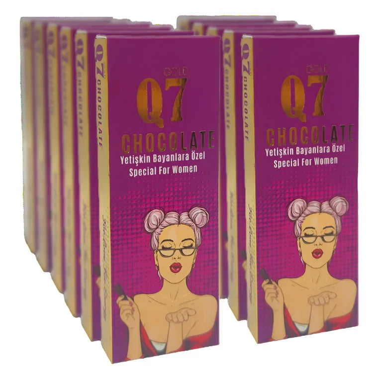 Q7 Gold Chocolate for Women – серия натурални шоколади с билкови съставки за страст и енергия