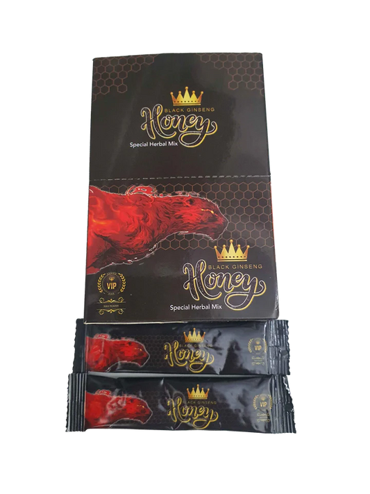 Black Ginseng Honey VIP – натурален билков мед с черен женшен, специална формула за енергия и жизненост
