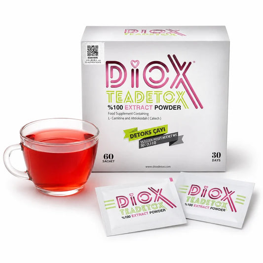 Diox TeaDetox bebida herbal con L-carnitina - 60 sachets