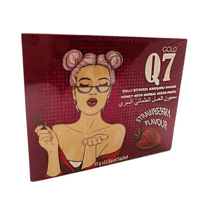 Q7 Gold producto de bayas herbales 12 x 15g