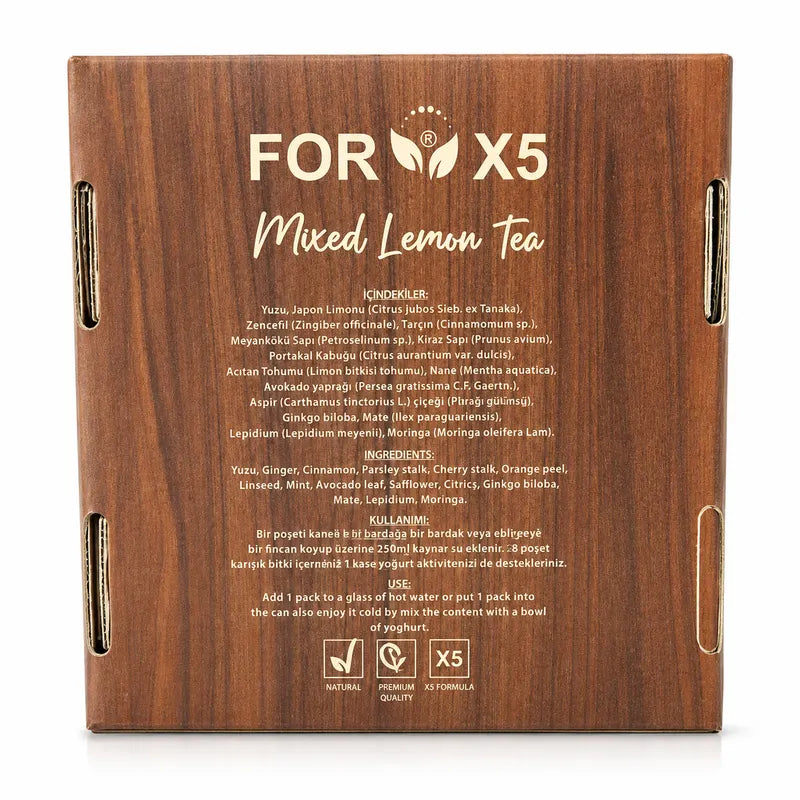 FOR X5 микс лимонов чай - 30 x 4g