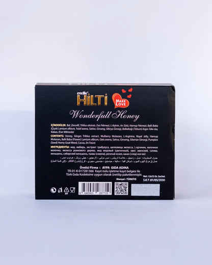 Hilti Wonderful Honey – Натурален мед с билкови екстракти (12 сашета)