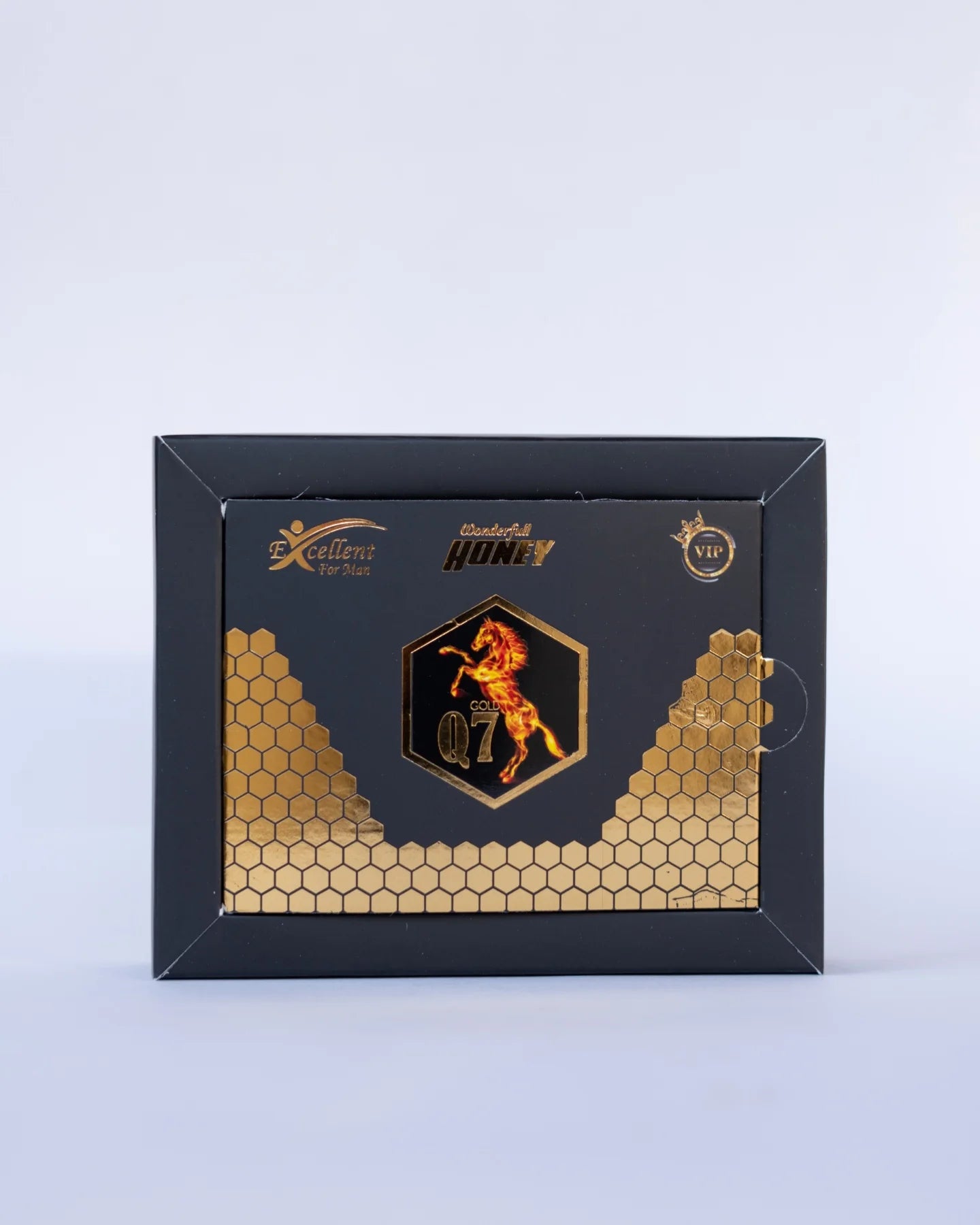 Q7 Gold Wonderful Honey – Натурален мед с билкови екстракти (12 сашета)