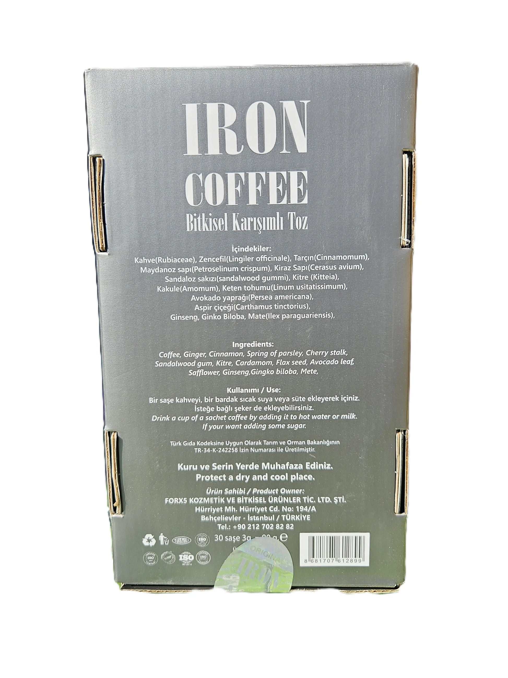 Iron Coffee – състав и начин на употреба, естествен билков микс с кофеин и женшен