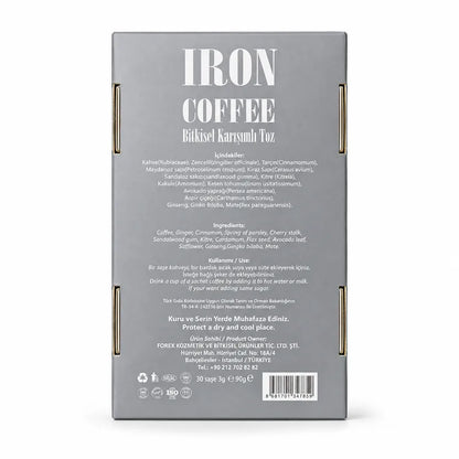 Iron Coffee bebida herbal de café - 30 sachets