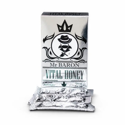 Mr BARON Vital Honey – Билков мед с растителни екстракти (10 сашета)