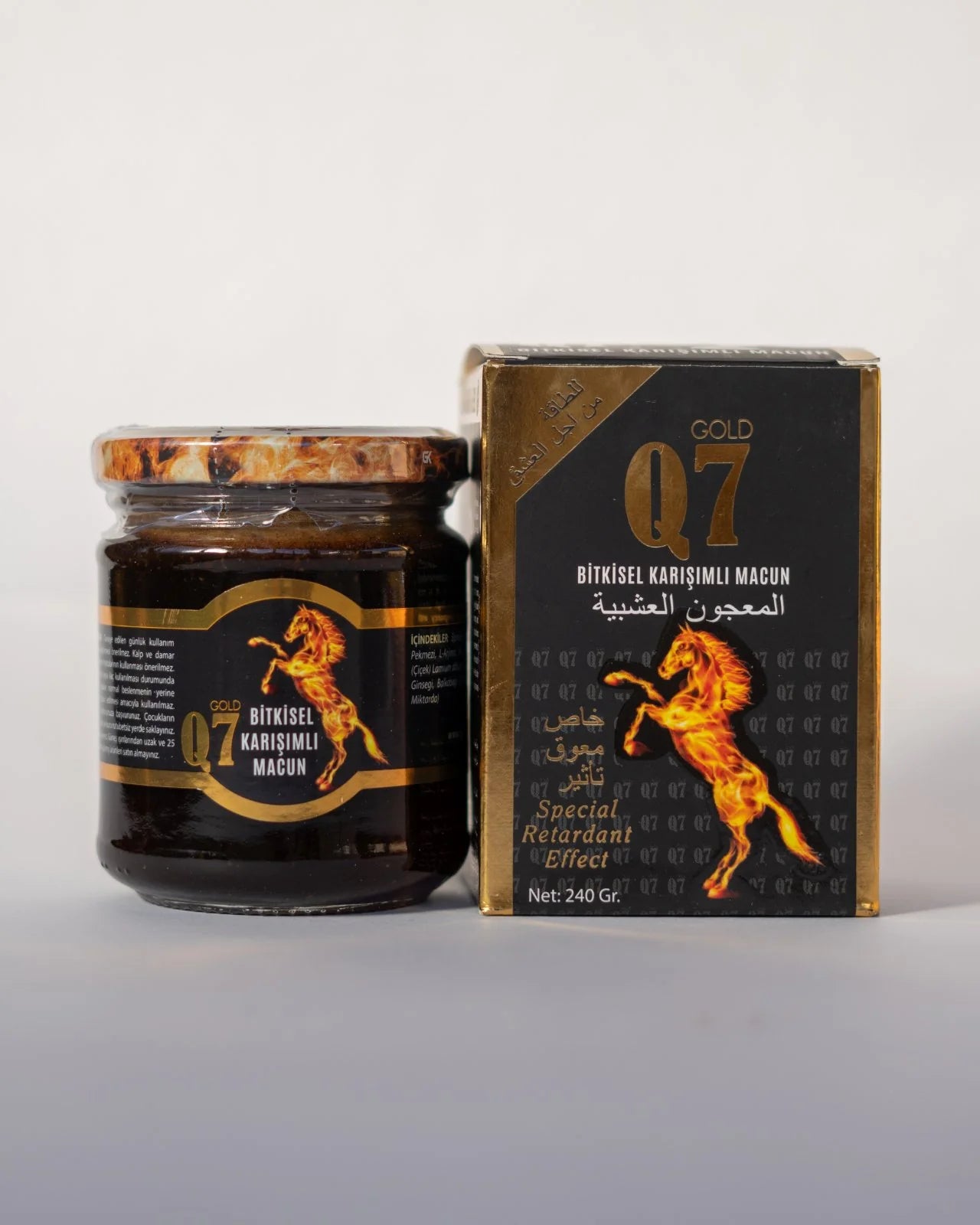 Q7 Gold билков маджун – Билкова паста с женшен и мед