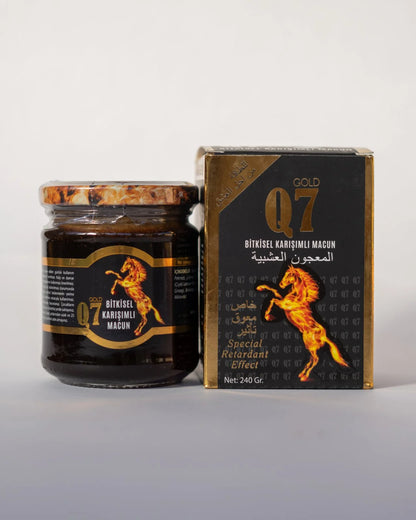 Q7 Gold билков маджун – Билкова паста с женшен и мед