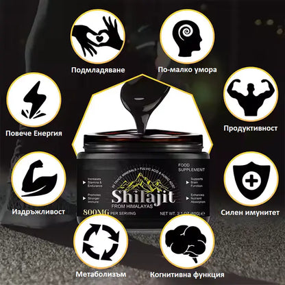 Shilajit / Шиладжит от Хималаите – 100% Натурален Еликсир с 85+ Минерала (50 g)