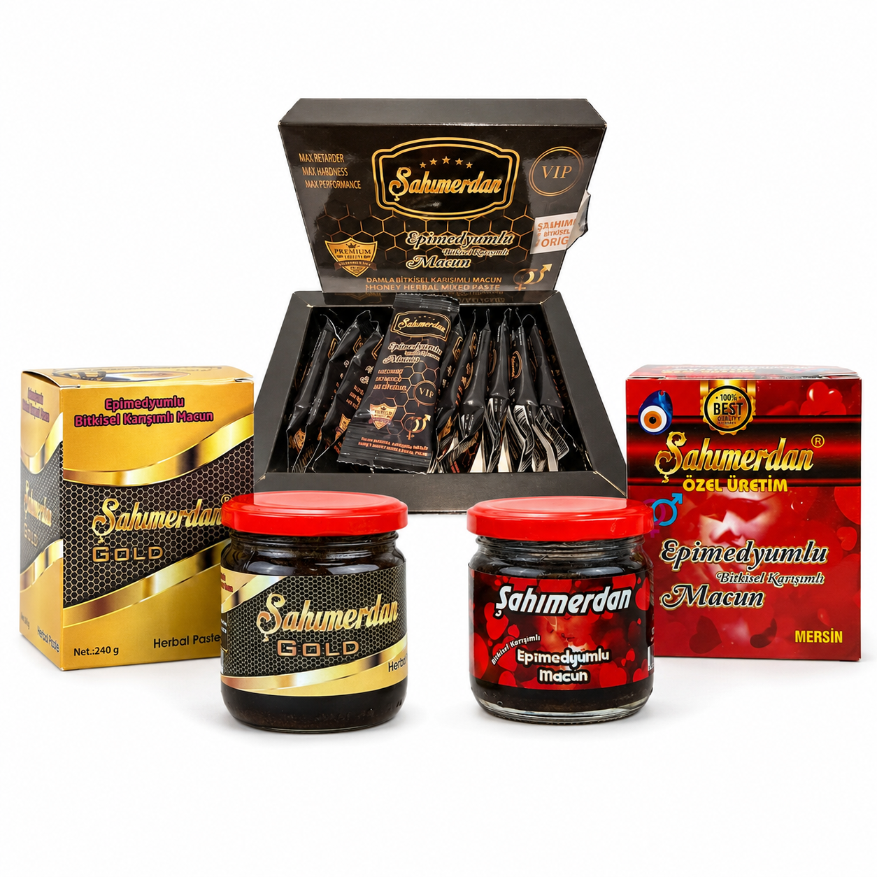 Sahimerdan Set 3 in 1 – Gold, Classic und VIP Sachets