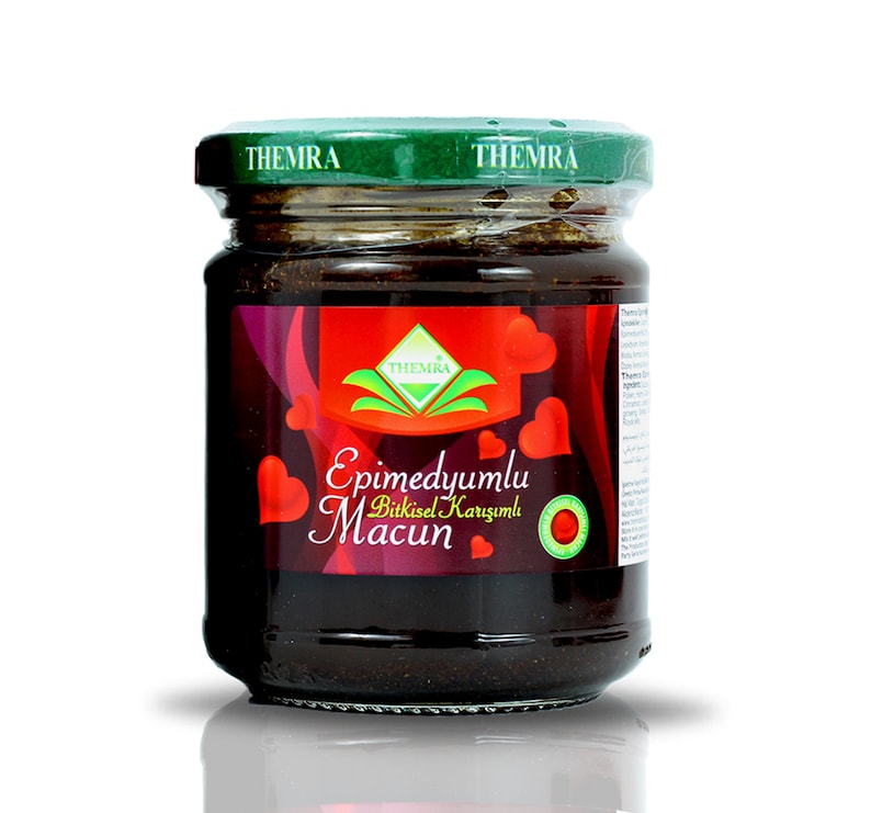 Themra Epimedium Macun 240 g – оригинален турски билков маджун с епимедиум, женшен и мед за енергия, жизненост и тонус.