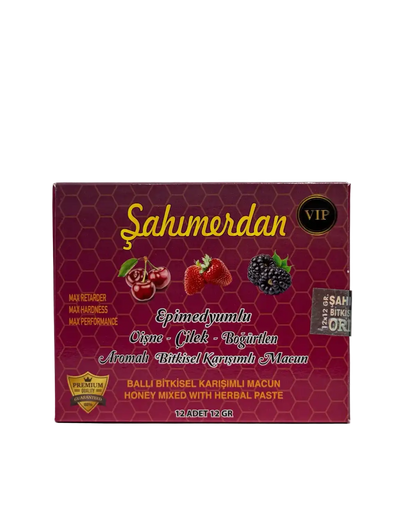Sahimerdan VIP епимедиум маджун плодови вкусове 12 сашета